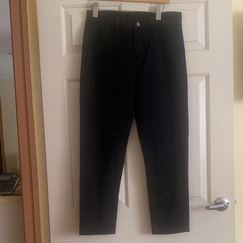 NWT Zaful Black Straight Leg Women Jeans